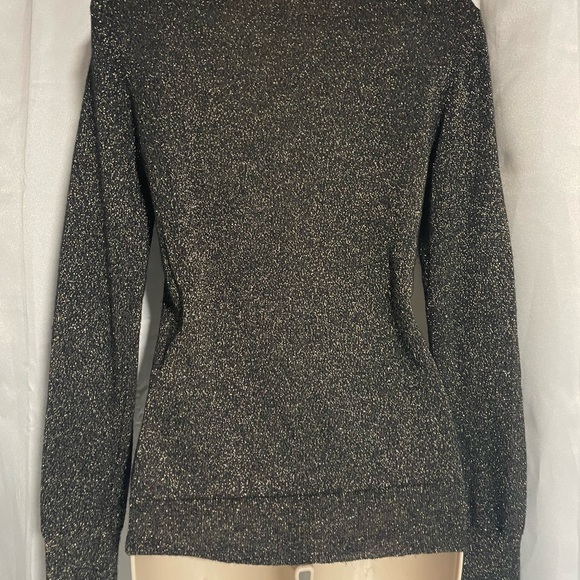 Equipment Femme metallic holiday sweater  size m - Picture 9 of 10